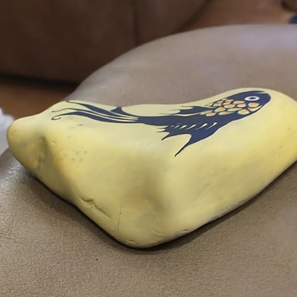 🇨🇦Fishy Garden Knick Knack Rock - Picture 2 of 4